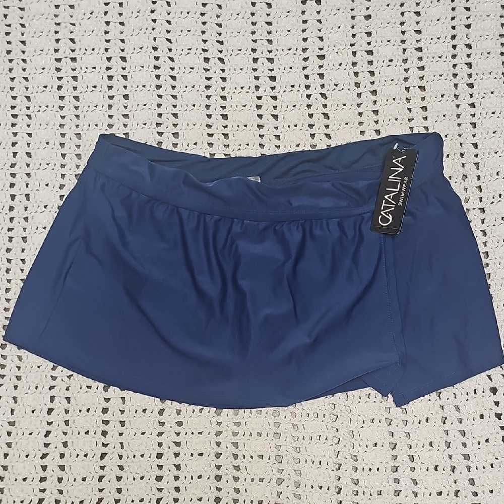 Catalina Women's Navy  Swim Skirt